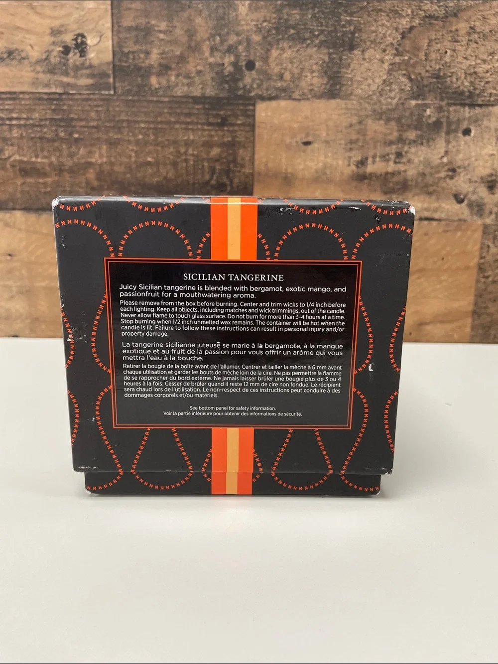NEST Fragrances Sicilian Tangerine Candle - Black & Orange Packaging
